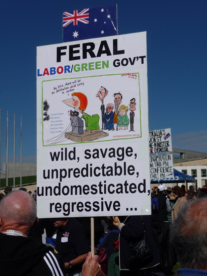 Canberra Protest Rally Aug 16 2011